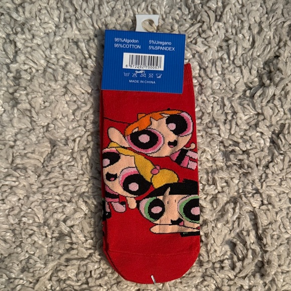 Red Cartoon Character Socks - Picture 2 of 2
